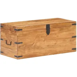 vidaXL Truhe 90x40x40 cm Massivholz Akazie