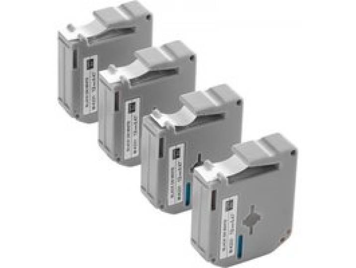 VEVOR Schriftband, 4er-Pack, 12 mm Bandbreite, Schwarz auf Weiß, kompatibel mit verschiedenen Brother-Etikettiergeräten, PT-M95, PT-90, PT-70BM, PT-85, PT-80, Ersatz für M-K231