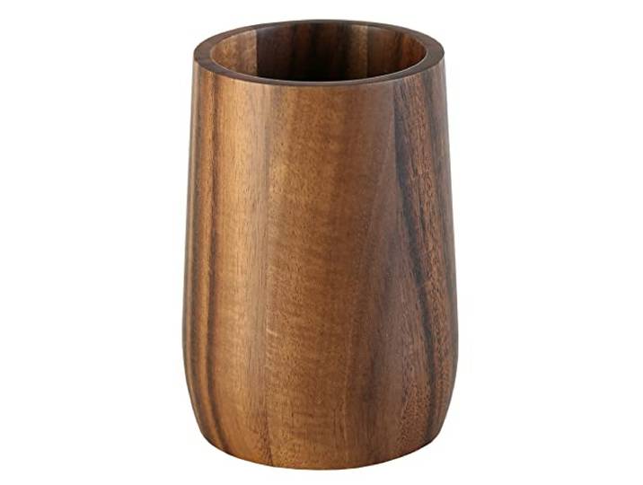 Kleine Wolke Zahnputzbecher Acaia, Accessoires, Farbe Braun, Material: Akazie, Länge 7,5 x Breite 7,5 x Höhe 10,8 cm