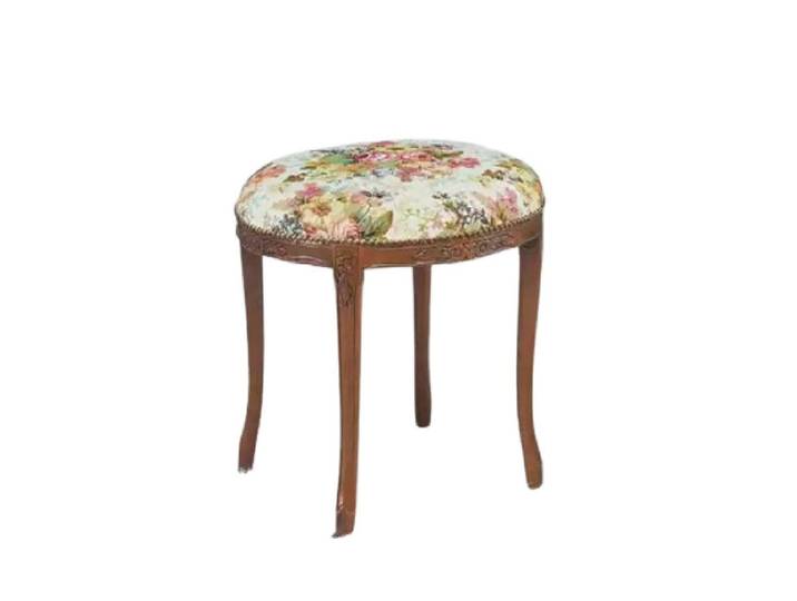 Xlmoebel Hocker Eleganter Sitzhocker aus edlen Materialien in klassischem Design (Hocker, 1 St., Hocker), Hergestellt in Europa