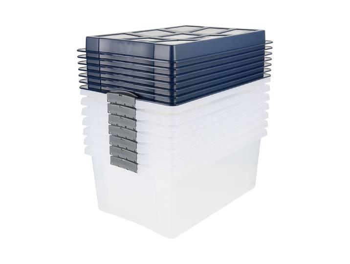 Rotho Aufbewahrungsbox inkl. Deckel Dome A3 57 x 40 x 27.5 cm 38 l 7 tlg.