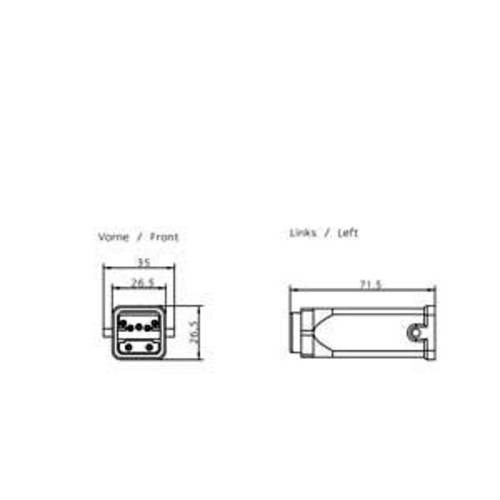 Siemens 6GK1905-0CA00 Hyprid Stecker LAN-Übertragungsrate 12MBit/s
