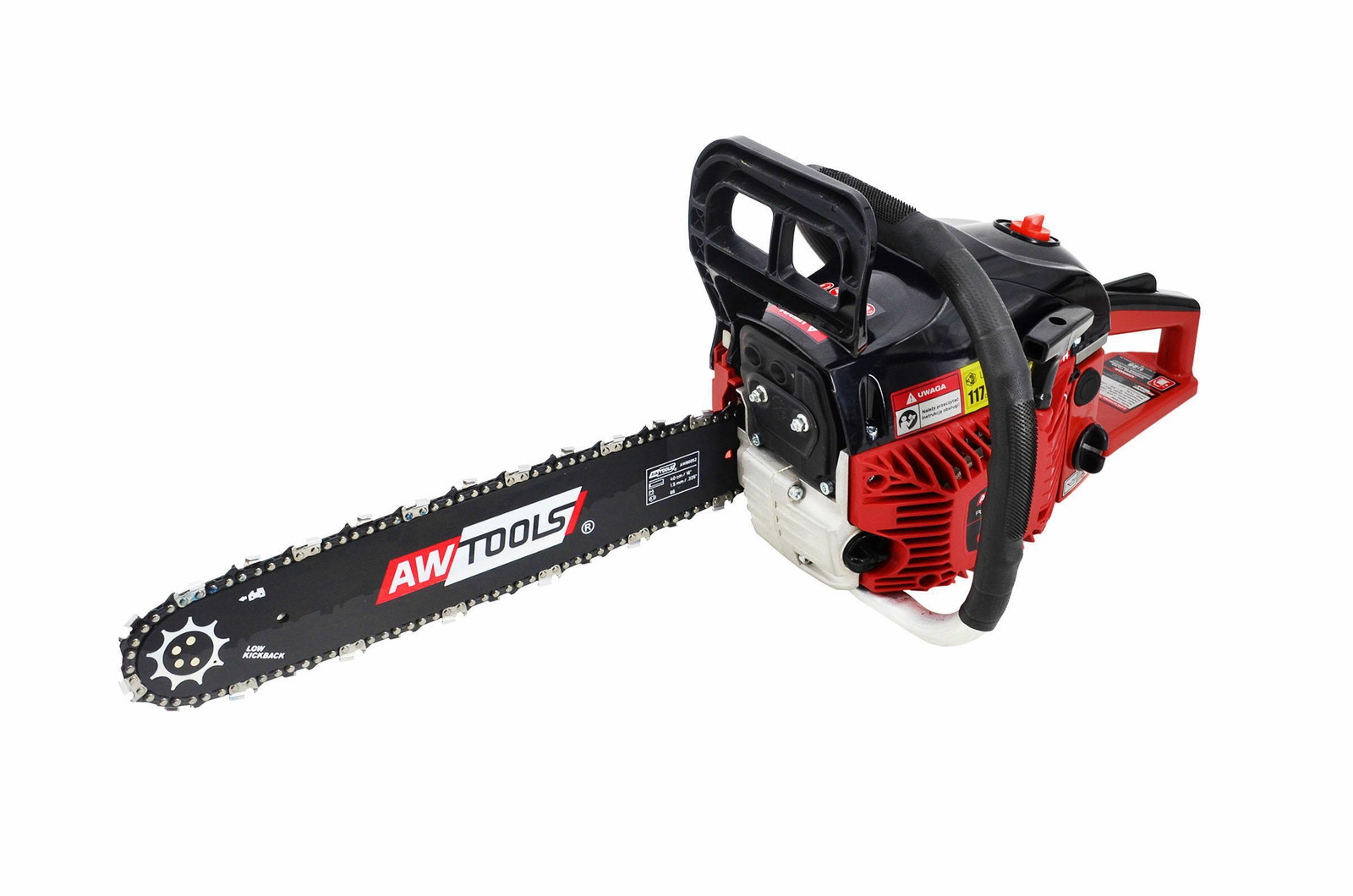AWTools Benzinemotorzaag met 4,0 pk en 40 cm zaagblad