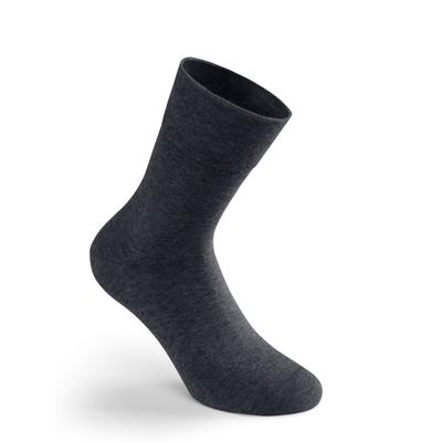 Socken ROGO, Damen, Gr. 2/39, Normalgrößen, schwarz, 84% Baumwolle, 14% Polyamid, 2% Elasthan, Socken Socken
