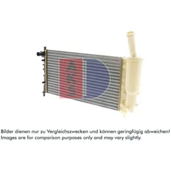 Kühler Motorkühlung AKS DASIS 080073N für Fiat Punto