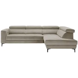Ecksofa Emma rechts Beige