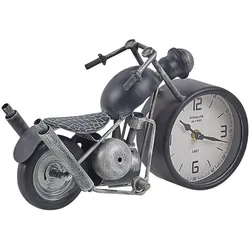 TISCHUHR Schwarz/Weiß/Silber Berno