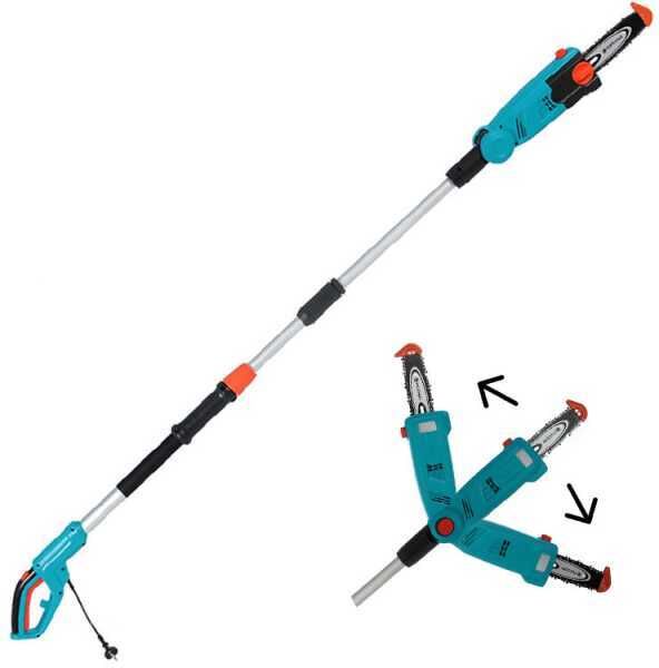Elagueuse électrique sur perche de rallonge télescopique Gardena TCS 720/20 - scie à chaîne 20 cm