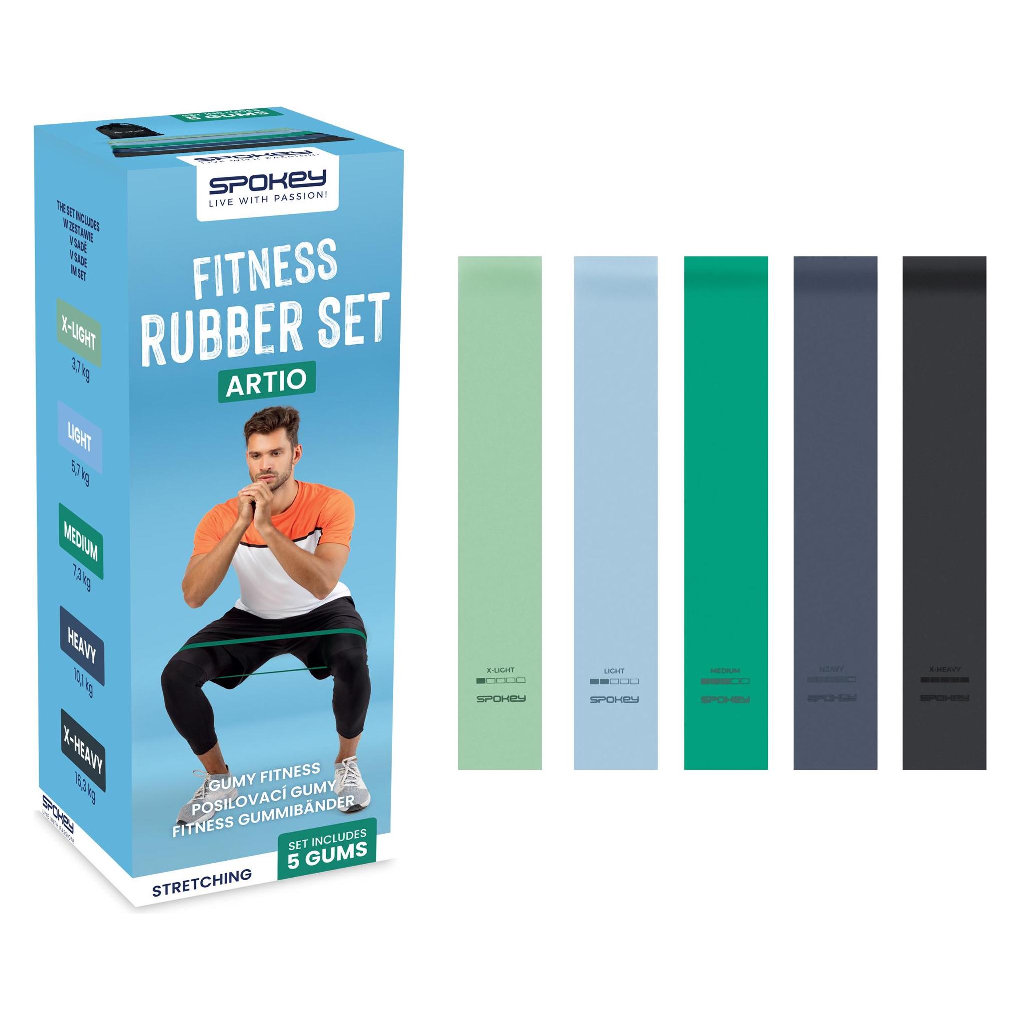 Spokey Artio Fitnessbänder-Set (0.60 m) (5905339436184)