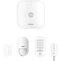 YALE Smart Alarm Starter Kit Kabellose Alarmanlage, Weiß