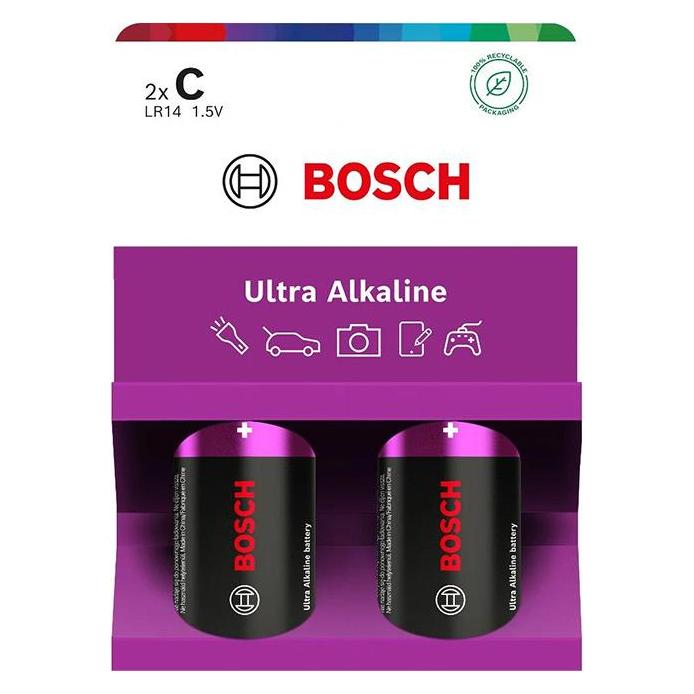 GP Batteries BOSCH BATTERIE 2 STÜCK C ULTRA ALKALINE LR14UA2B/00 (2 Stk., C) (8594162800100)