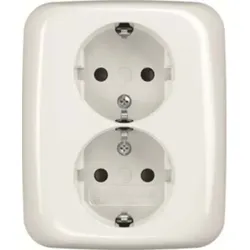 Busch-Jaeger SCHUKO-Doppelsteckdose 202 EUJB-214