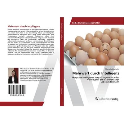 Mehrwert durch Intelligenz, Taschenbuch von Michaela Mayrhofer, AV Akademikerverlag, 978-3-639-47450-3