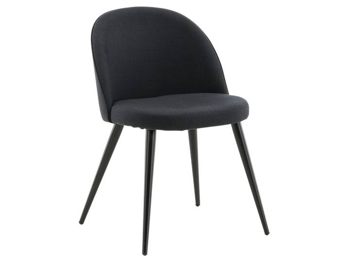 Livetastic Stuhl-Set, Schwarz, Metall, Füllung: Schaumstoff, rund, 57x76.5x50 cm, Esszimmer, Stühle, Esszimmerstühle, Esszimmerstühle-Set