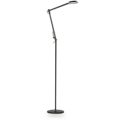 Ideal Lux LED Stehleuchte FUTURA, mit Touchdimmer und Gelenkarm, 12.5W 4000K 750lm, Schwarz IDEA-204949