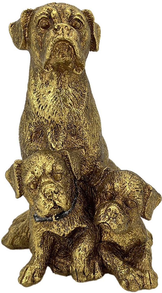 Homebound by Ky Ornament Paws Honden Familie Goud Tafeldecoratie