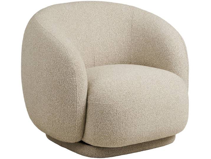 House Nordic Fauteuil Hawkes - Zand Draaibaar