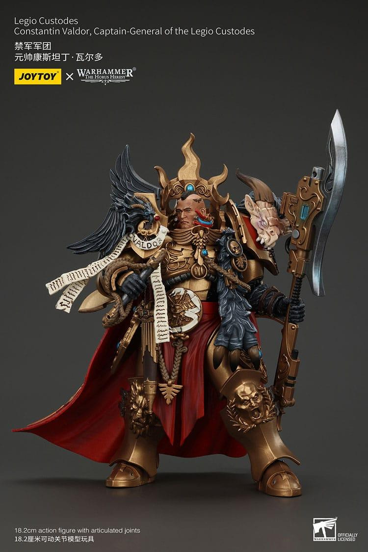 Joy Toy Warhammer The Horus Heresy Legio Custodes Constantin Valdor actiefiguur, 25 cm