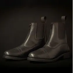 Harrys Horse Reit Stiefelette Jodhpur Leder Sandown Kinder und Erwachsene schwarz, Größe: 35
