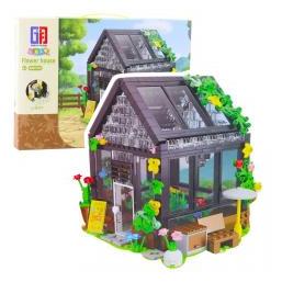 Lean Toys Lean Bausteine Mini-Gewächshaus Gartenhaus 588 El. (66649241)
