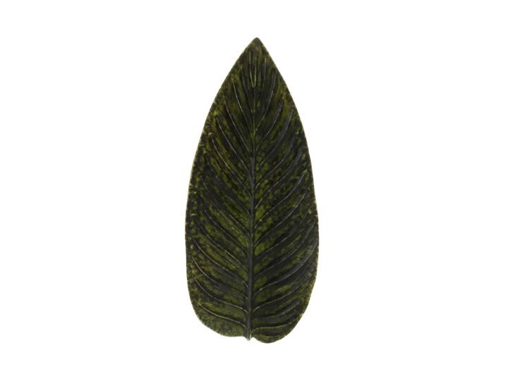 Handgefertigte Servierplatte „Riviera Strelizia leaf“ Forets Costa Nova