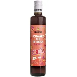 Bio-Sirup - Schwarztee Pfirsich 500ml