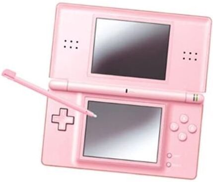 DS Lite   inkl. Spiel   Rosa   Nintendogs - Labrador & Friends (DE Version) - Refurbished