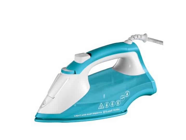 Russell Hobbs Dampfbügeleisen, 2400 Watt, 115 g Extra-Dampfstoß, Aqua