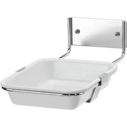 ingo-man classic Schalenhalter SH 1 für Wandmontage, kurze Seite zur Wand