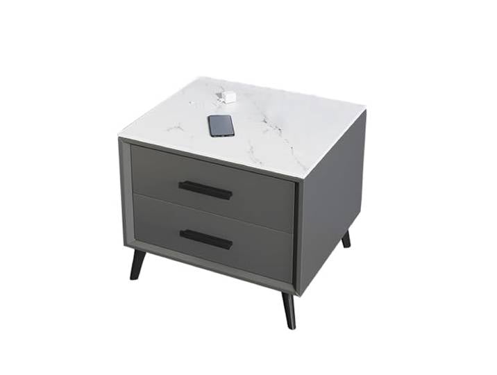 JHPfdhDTR Nachttisch, Kommode for Schlafzimmer(Light Gray)