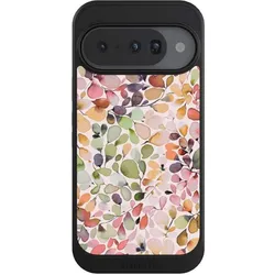 Nivocase Hülle für Google Pixel 10 Handyhülle NIVOcore Case Schwarz Muster Pattern Eukalyptus (Google Pixel 10), Smartphone Hülle, Grün, Schwarz