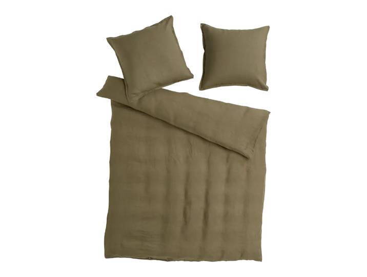 Kissenanzug Lindau, Atelier Pfister, khaki, Leinen