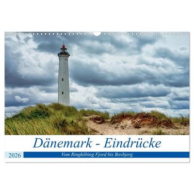 Dänemark - Eindrücke Vom Ringköbing Fjord bis Bovbjerg (Wandkalender 2026 DIN A3 quer), CALVENDO Monatskalender