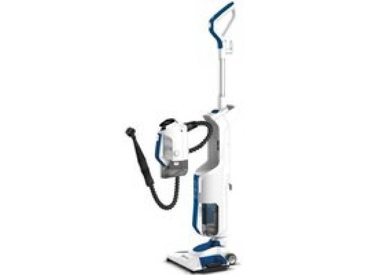 Polti Vaporetto 3 Clean Blue balai vapeur et aspiration 3 en 1 nettoyeur vapeur à main intégré 12 accessoires