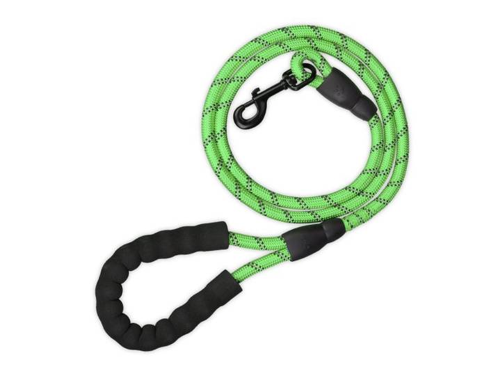 Relaxdays Gepolsterte Hundeleine grün 150 cm