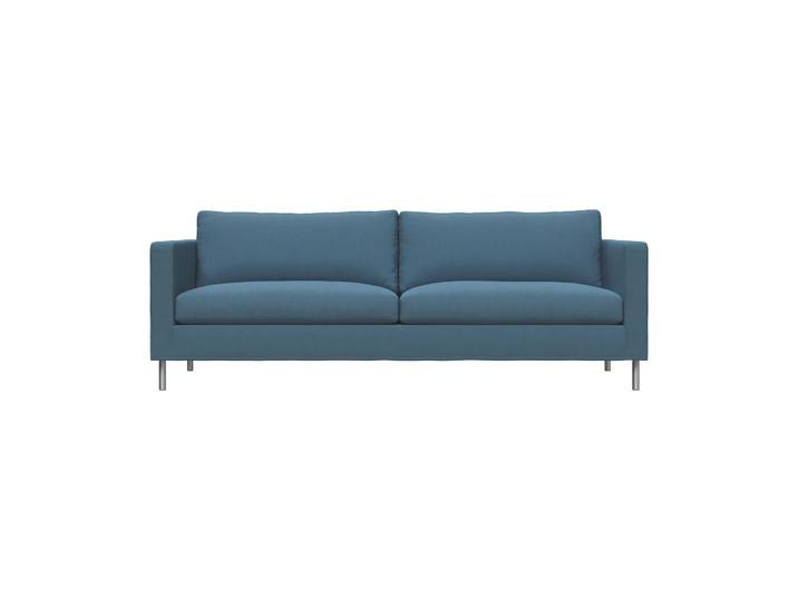 Fogia Alex 2,5 Sitz Sofa Stoff Hiro Light Blue-aluminiumbeine