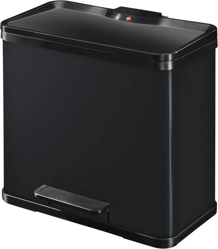 Hailo Öko Duo Plus L Mülleimer 17,0 + 9,0 l schwarz