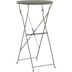Carmen URAMI Klappbarer Stehtisch Ø 60 cm – Cappuccino