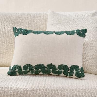 Reeve Embroidered Pillow - Grandin Road