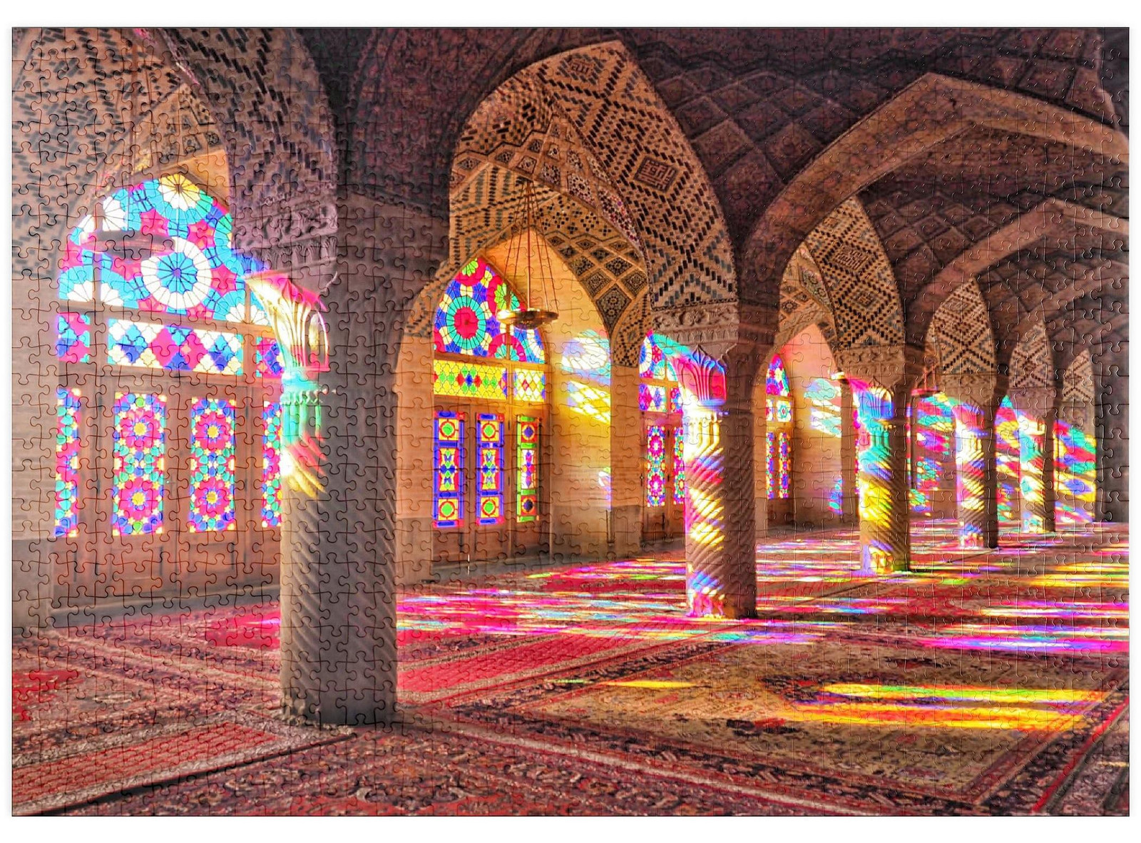 Elzusha Premium 1000 Stukjes Puzzel - Nasir-ol-Molk Moskee Shiraz Iran