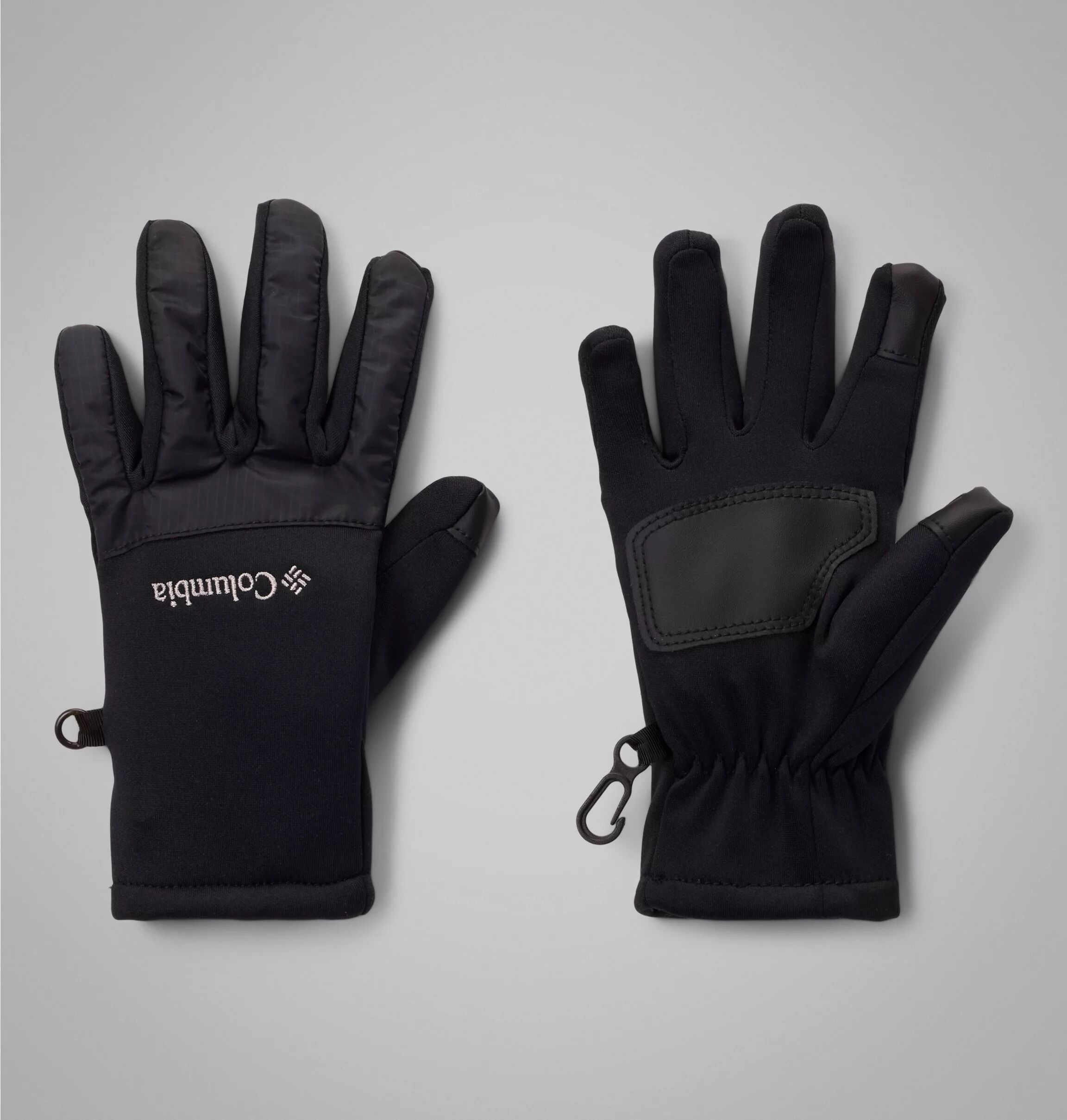 Multisporthandschuhe COLUMBIA "Youth Arctic Crest Glove", Kinder, Gr. XS (116/122), schwarz, Fleece, Web, Materialmix, unifarben, Handschuhe Multisporthandschuhe, Touchscreen-kompatibler Daumen und Zeigefinger, für Jugendliche schwarz XS (116/122)