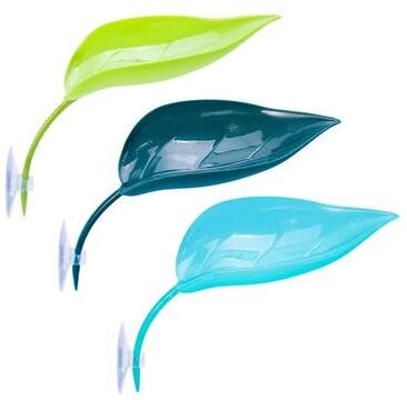 Uplift Picks Naturalistic Leaf Suction Cup Reptile Resting Platform For Frogs And Geckos Terrarium all Colors (3 Pcs)