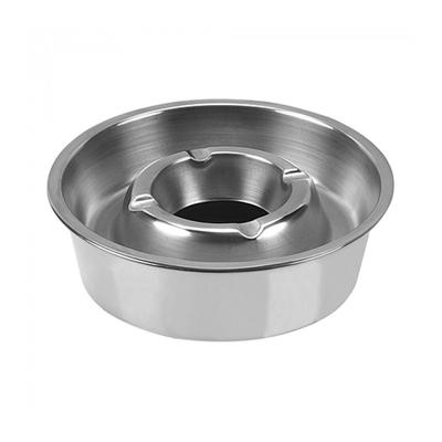 EMGA Terrasse Aschenbecher | RVS | Ø160mm.