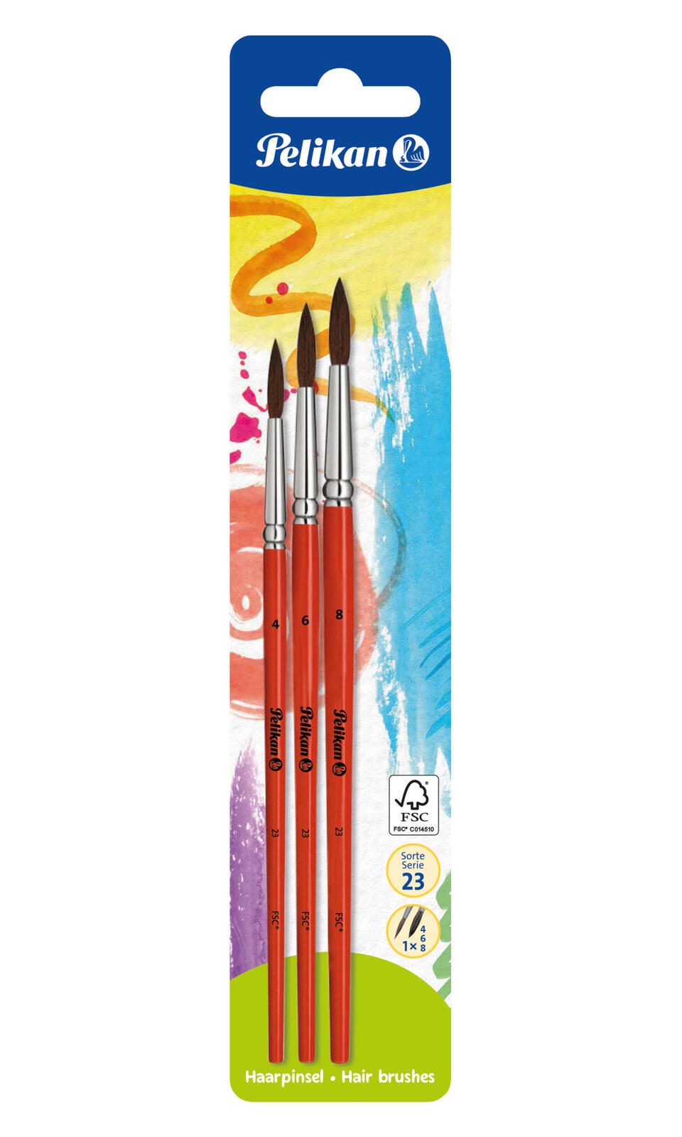 Pelikan Pinsel-Set 3-teilig 100401591