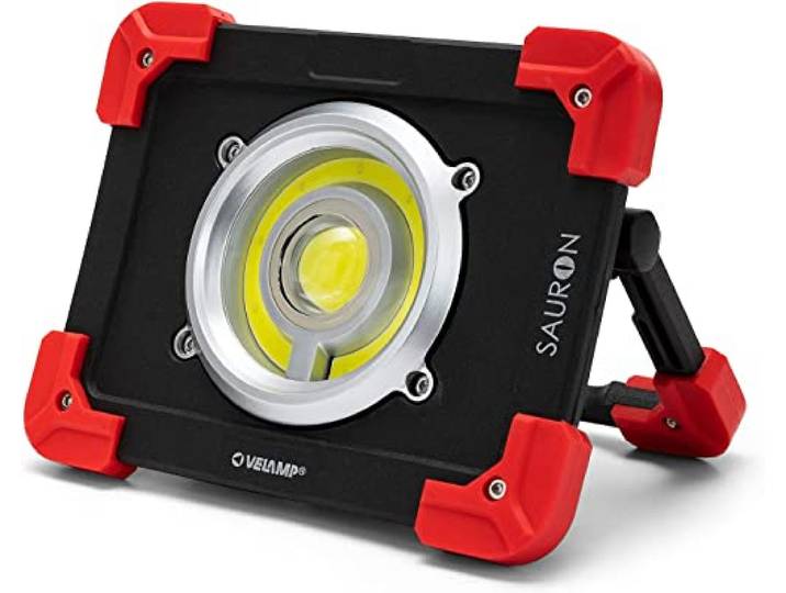 Velamp Sauron Projecteur rechargeable LED 20 W\, rouge