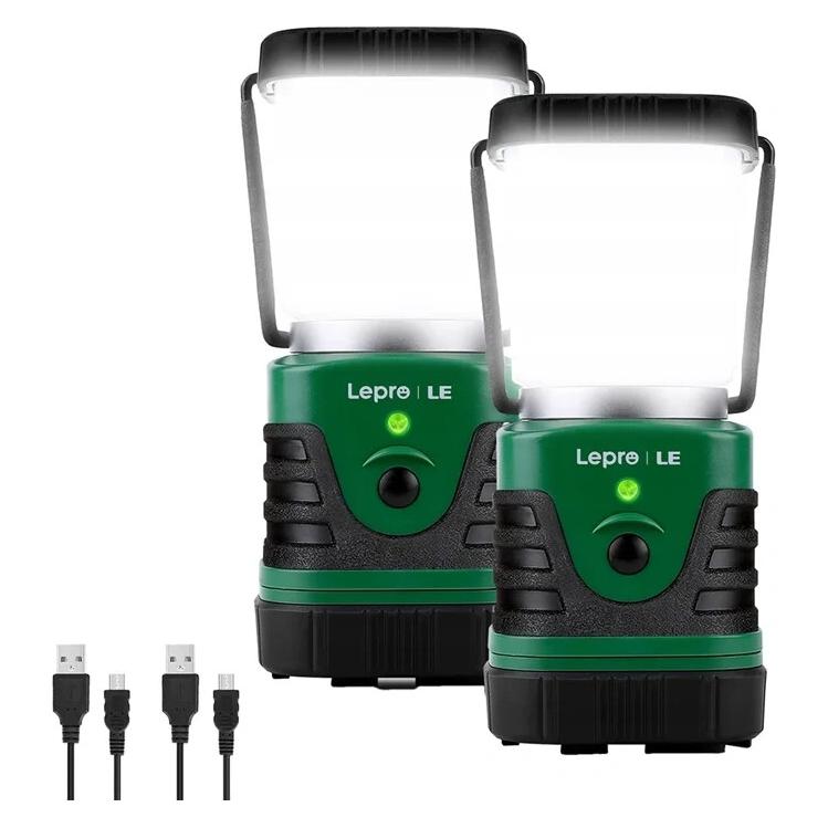 Krups LEPRO 3300008-2 Campinglampe, 4400 mAh, 2er-Pack (3300008-2)
