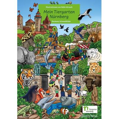 Mein Tiergarten Nürnberg - Wimmelbilderbuch liebevoll illustriert von Heiko Wrusch, Gebundene Ausgabe von , J. P. Bachem Editionen, 978-3-7616-3320-5
