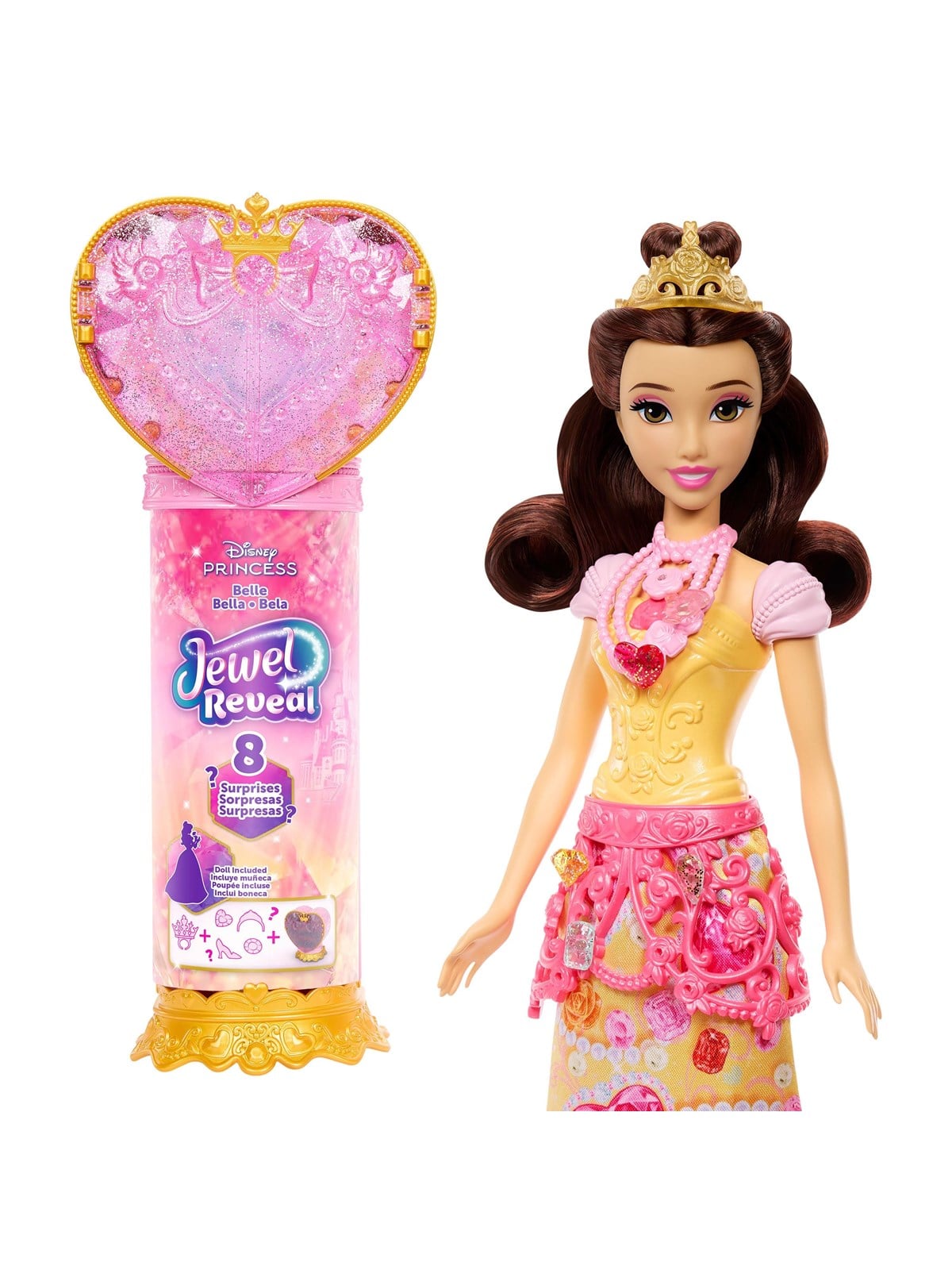 Disney Princess Fashion-Puppe Reveal Belle