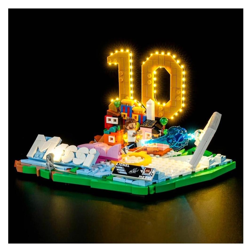 BrickBling LED Beleuchtungs-Set für LEGO 43011 Lionel Messi - Fussball-Highlights (GC1426)