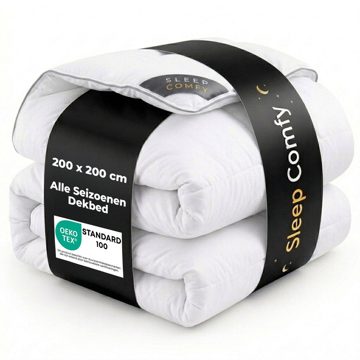 Sleep Comfy White Soft Series Dekbed voor volwassenen - Tweepersoons - 200x200 cm - Anti-allergie en ademend - All Year